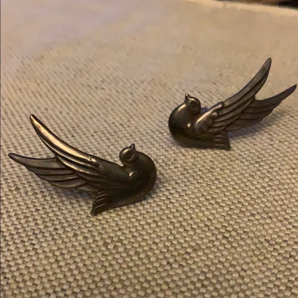 Los Castillo Taxco Bird Silver earrings - Picture 7 of 7